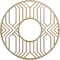 Ekena Millwork Empire Wood Fretwork Pierced Ceiling Medallion, Birch, 22"OD x 8"ID x 1/4"T CMWP22X22X0250EPBI - alternate 1